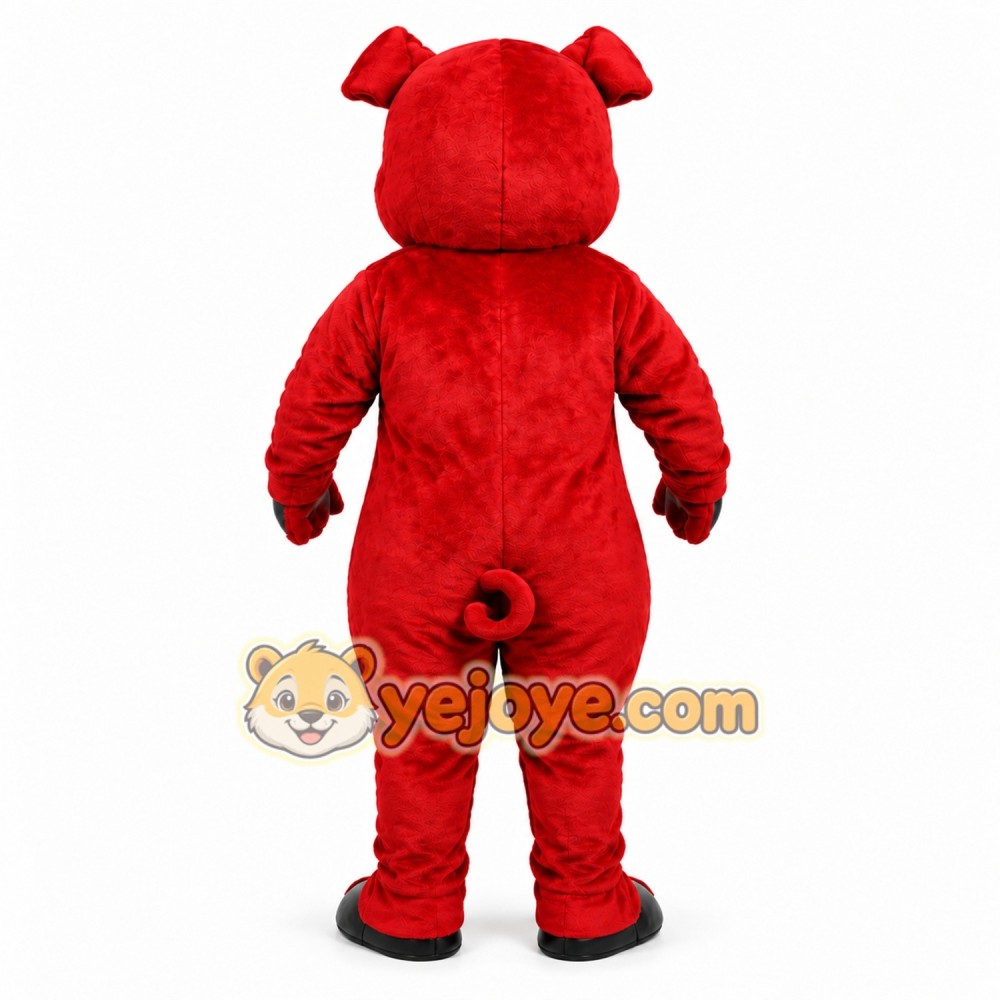 Red Pig Mascot Costume Adult Full Body Plush Pig Character Suit – Party Event Outfit Red Pig Mascot Costume Adult Full Body Plush Pig Character Suit – Party Event Outfit