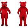 Red Pig Mascot Costume Adult Full Body Plush Pig Character Suit – Party Event Outfit