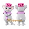 Cute Gray Mouse Mascot Costume Adult Full Body Plush Mouse Character Suit with Hat & Bow – Party Event Outfit Cute Gray Mouse Mascot Costume Adult Full Body Plush Mouse Character Suit with Hat & Bow – Party Event Outfit