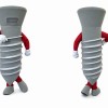 Screw Mascot Costume Adult Full Body Plush Bolt Character Suit – Party Event Outfit