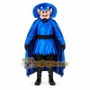 Blue Devil Mascot Costume Adult Full Body Villain Character Suit with Cape – Party Event Outfit Blue Devil Mascot Costume Adult Full Body Villain Character Suit with Cape – Party Event Outfit
