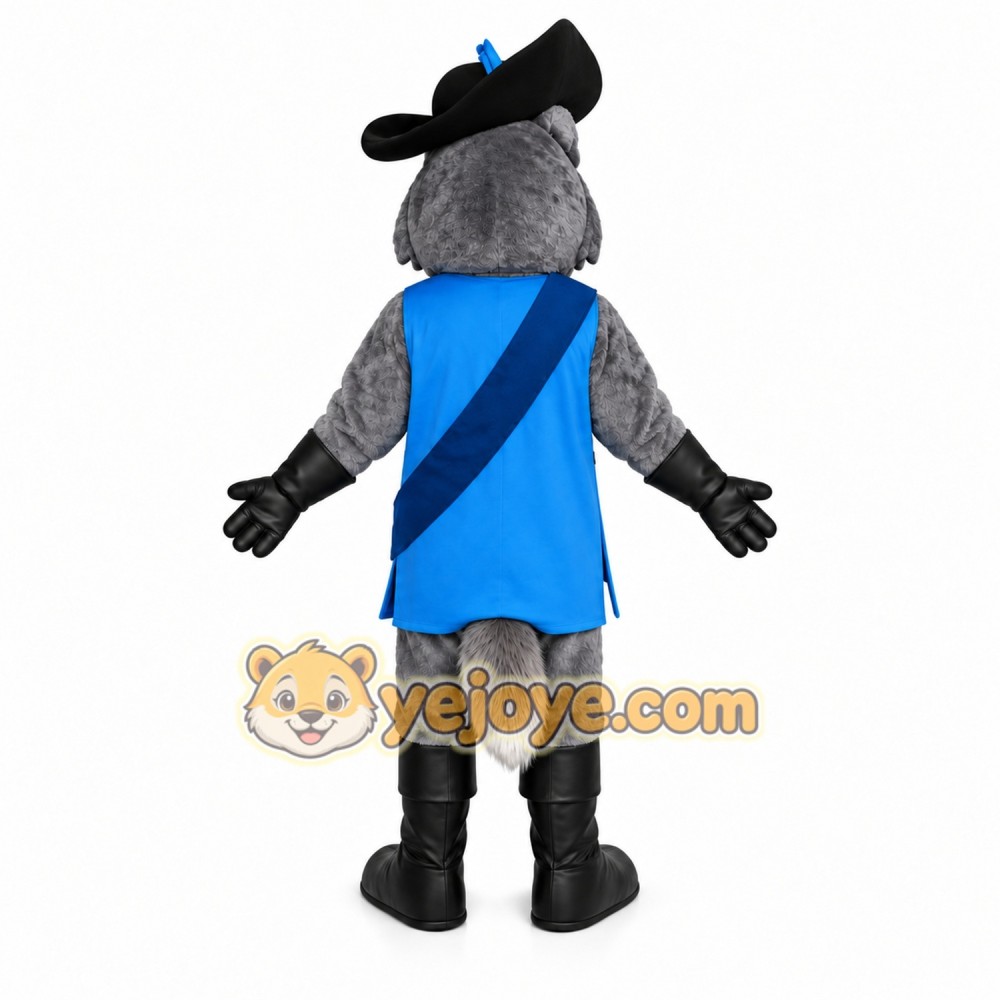 Gray Wolf Mascot Costume Adult Full Body Plush Wolf Character Suit with Hat – Party Event Outfit Gray Wolf Mascot Costume Adult Full Body Plush Wolf Character Suit with Hat – Party Event Outfit