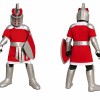 Medieval Knight Mascot Costume Adult Full Body Armor Warrior Character Suit with Sword & Shield – Party Event Outfit