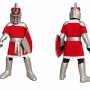 Medieval Knight Mascot Costume Adult Full Body Armor Warrior Character Suit with Sword & Shield – Party Event Outfit