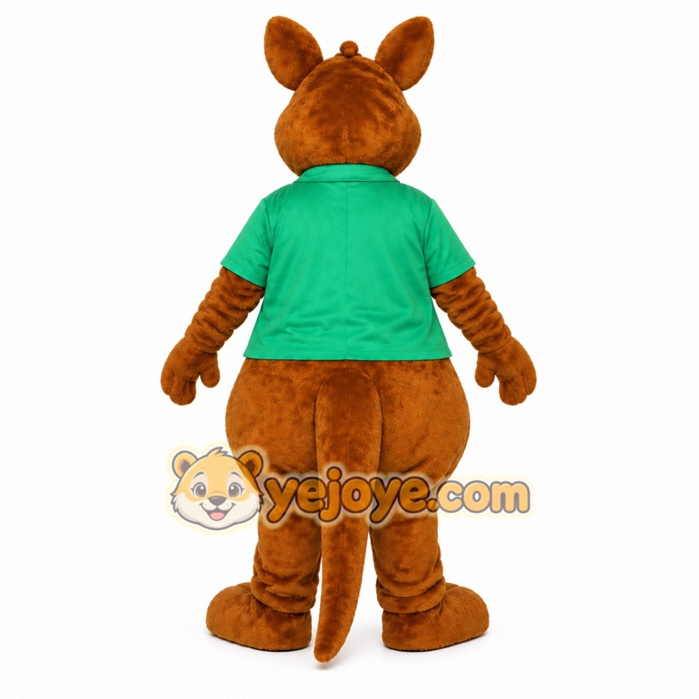Cute Kangaroo Mascot Costume Adult Full Body Plush Kangaroo Character Suit with Shirt – Party Event Outfit Cute Kangaroo Mascot Costume Adult Full Body Plush Kangaroo Character Suit with Shirt – Party Event Outfit