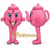 Pink Teapot Mascot Costume Adult Full Body Plush Teapot Character Suit – Party Event Outfit Pink Teapot Mascot Costume Adult Full Body Plush Teapot Character Suit – Party Event Outfit