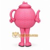 Pink Teapot Mascot Costume Adult Full Body Plush Teapot Character Suit – Party Event Outfit Pink Teapot Mascot Costume Adult Full Body Plush Teapot Character Suit – Party Event Outfit