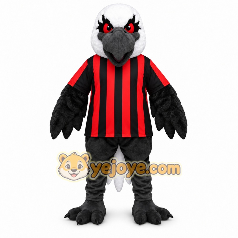 Vulture Mascot Costume Adult Full Body Plush Vulture Character Suit with Sports Jersey – Party Event Outfit