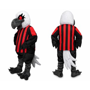 Vulture Mascot Costume Adult Full Body Plush Vulture Character Suit with Sports Jersey – Party Event Outfit