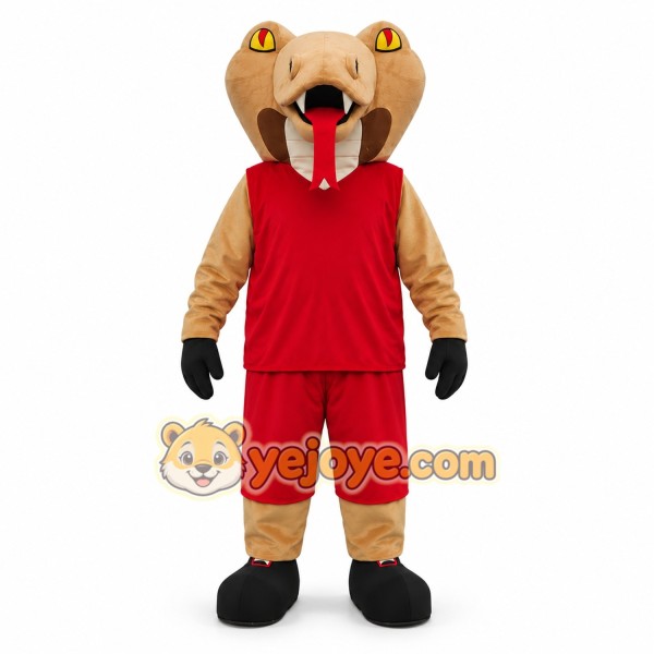 Cobra Snake Mascot Costume Adult Full Body Plush Snake Character Suit with Sports Outfit – Party Event Outfit Cobra Snake Mascot Costume Adult Full Body Plush Snake Character Suit with Sports Outfit – Party Event Outfit