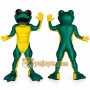Green Frog Mascot Costume Adult Muscle Style Amphibian Character Suit Full Body – Party Event Promotion Outfit