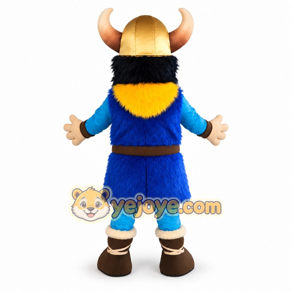 Viking Mascot Costume Adult Nordic Warrior Plush Character Outfit with Horn Helmet – Festival Event Promotion Suit Viking Mascot Costume Adult Nordic Warrior Plush Character Outfit with Horn Helmet – Festival Event Promotion Suit