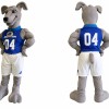 Dog Mascot Costume Adult Sports Team Bulldog Athlete Character Suit Full Body – Event Promotion Outfit