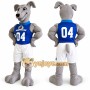 Dog Mascot Costume Adult Sports Team Bulldog Athlete Character Suit Full Body – Event Promotion Outfit