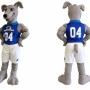 Dog Mascot Costume Adult Sports Team Bulldog Athlete Character Suit Full Body – Event Promotion Outfit