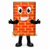 Brick Wall Mascot Costume Adult Cartoon Block Character Suit Full Body – Advertising Event Promotion Outfit Brick Wall Mascot Costume Adult Cartoon Block Character Suit Full Body – Advertising Event Promotion Outfit