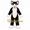 Black & White Cat Mascot Costume Adult Full Body Cartoon Animal Suit for Events & Parties Black & White Cat Mascot Costume Adult Full Body Cartoon Animal Suit for Events & Parties