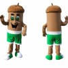 Cute Acorn Mascot Costume Adult Full Body Nut Character Outfit for Advertising, Events & Festivals