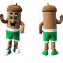 Cute Acorn Mascot Costume Adult Full Body Nut Character Outfit for Advertising, Events & Festivals