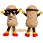 Funny Peanut Mascot Costume Adult Full Body Food Character Suit for Advertising, Events & Parties