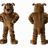 Brown Bulldog Mascot Costume Adult Full Body Dog Character Suit for Events, Promotions & Theme Parties