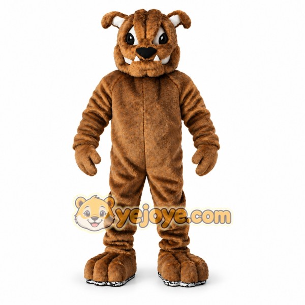 Brown Bulldog Mascot Costume Adult Full Body Dog Character Suit for Events, Promotions & Theme Parties Brown Bulldog Mascot Costume Adult Full Body Dog Character Suit for Events, Promotions & Theme Parties