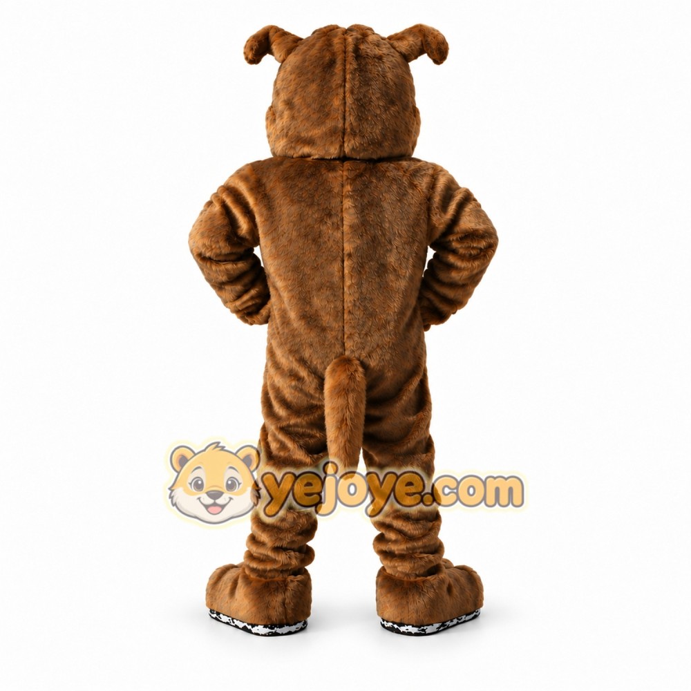 Brown Bulldog Mascot Costume Adult Full Body Dog Character Suit for Events, Promotions & Theme Parties Brown Bulldog Mascot Costume Adult Full Body Dog Character Suit for Events, Promotions & Theme Parties