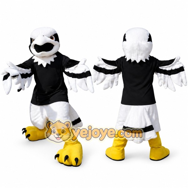 Eagle Mascot Costume Adult Full Body Bird Character Suit with Wings for Events & Performances