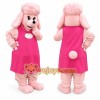 Pink Poodle Mascot Costume Adult Full Body Dog Character Outfit for Events, Promotions & Parties