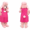 Pink Poodle Mascot Costume Adult Full Body Dog Character Outfit for Events, Promotions & Parties