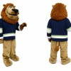 Lion Mascot Costume Adult Full Body Animal Character with Sports Jersey for Events & Promotions