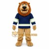 Lion Mascot Costume Adult Full Body Animal Character with Sports Jersey for Events & Promotions Lion Mascot Costume Adult Full Body Animal Character with Sports Jersey for Events & Promotions