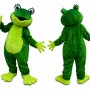 Green Frog Mascot Costume Adult Full Body Cartoon Animal Suit for Events, Advertising & Parties