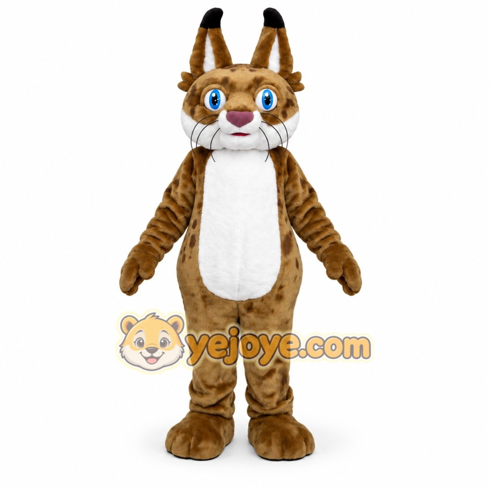 Lynx Cat Mascot Costume Adult Full Body Wild Animal Character Suit for Events & Promotions Lynx Cat Mascot Costume Adult Full Body Wild Animal Character Suit for Events & Promotions
