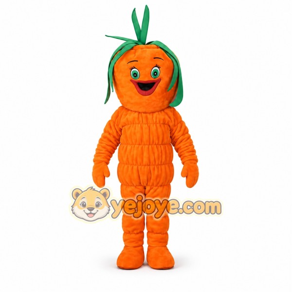Carrot Mascot Costume Adult Full Body Cartoon Vegetable Character Outfit for Event Marketing, Promotions & Advertising Carrot Mascot Costume Adult Full Body Cartoon Vegetable Character Outfit for Event Marketing, Promotions & Advertising