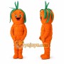 Carrot Mascot Costume Adult Full Body Cartoon Vegetable Character Outfit for Event Marketing, Promotions & Advertising