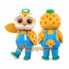 Owl Mascot Costume Adult Cartoon Bird Character with Overalls for Events, Promotions & Party Use Owl Mascot Costume Adult Cartoon Bird Character with Overalls for Events, Promotions & Party Use