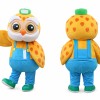 Owl Mascot Costume Adult Cartoon Bird Character with Overalls for Events, Promotions & Party Use