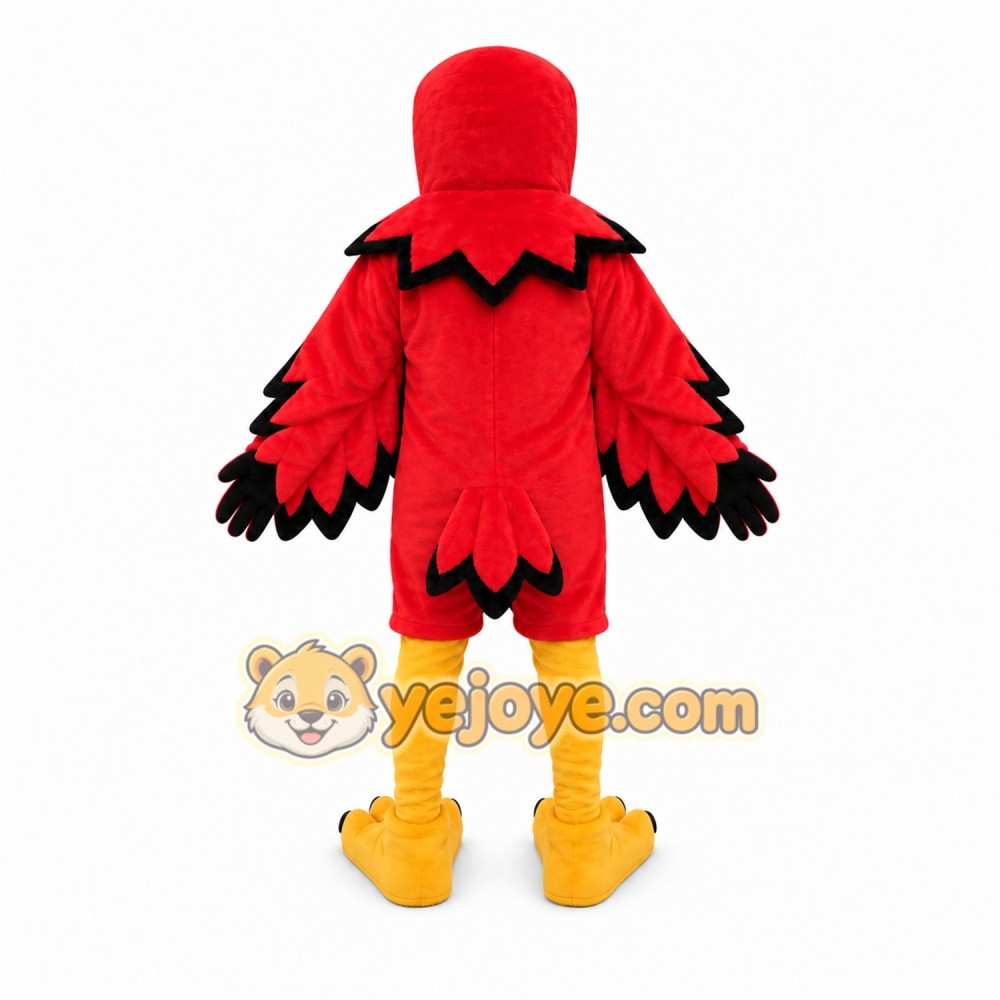 Red Eagle Mascot Costume Adult Sports Team Bird Character Outfit for Events, Branding & Promotions Red Eagle Mascot Costume Adult Sports Team Bird Character Outfit for Events, Branding & Promotions
