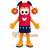 Firecracker Mascot Costume Adult Cartoon Festival Character Outfit for Events, Promotions & Celebrations