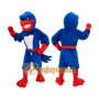Blue Eagle Mascot Costume Adult Cartoon Bird Character Outfit for Sports Events, Promotions & Marketing