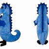 Blue Seahorse Mascot Costume Adult Ocean Animal Character Outfit for Parties and Events