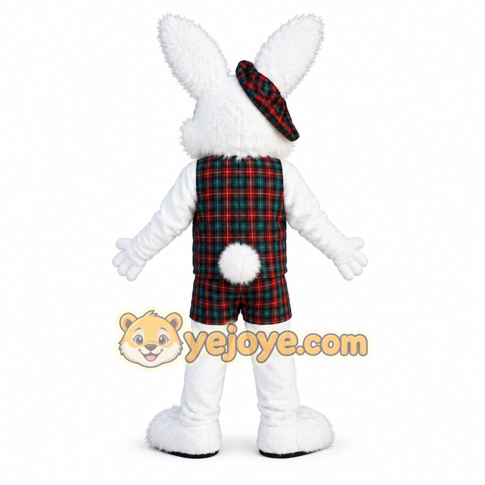 White Rabbit Mascot Costume Adult Bunny Character Outfit for Easter Events and Parties White Rabbit Mascot Costume Adult Bunny Character Outfit for Easter Events and Parties