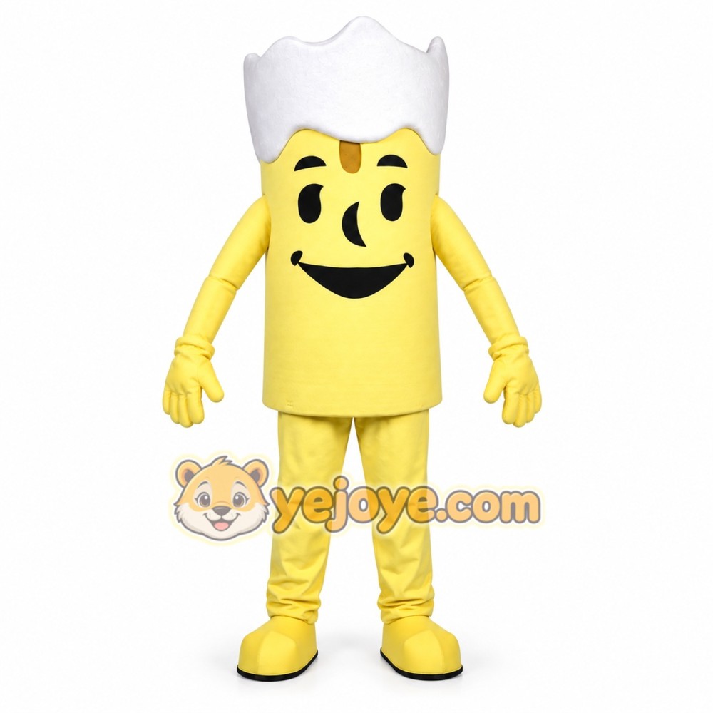Beer Mug Mascot Costume Adult Cartoon Beverage Character Outfit for Festivals and Promotions Beer Mug Mascot Costume Adult Cartoon Beverage Character Outfit for Festivals and Promotions