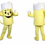 Beer Mug Mascot Costume Adult Cartoon Beverage Character Outfit for Festivals and Promotions