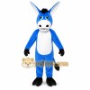 Blue Donkey Mascot Costume Adult Cartoon Animal Character Outfit for Events and Promotions