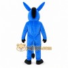 Blue Donkey Mascot Costume Adult Cartoon Animal Character Outfit for Events and Promotions