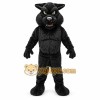 Black Wolf Mascot Costume Adult Wild Animal Character Outfit for Halloween Events and Promotions Black Wolf Mascot Costume Adult Wild Animal Character Outfit for Halloween Events and Promotions