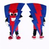Lightning Bolt Mascot Costume Adult Cartoon Energy Character Outfit for Events and Promotions