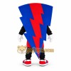 Lightning Bolt Mascot Costume Adult Cartoon Energy Character Outfit for Events and Promotions Lightning Bolt Mascot Costume Adult Cartoon Energy Character Outfit for Events and Promotions